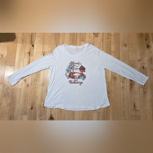 NEW Maurices 'Home For The Holidays' Top (XXL)